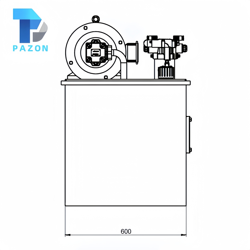 200T Heavy-Duty Press Hydraulic Power Unit